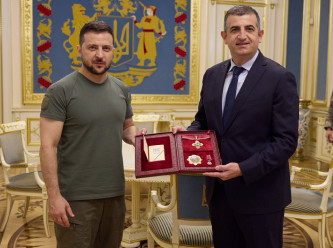 Zelenski'den Bayraktar’a devlet nişanı