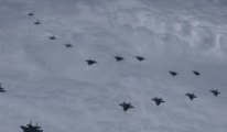 Kore semalarında yüksek gerilim: 260 savaş uçağı aynı anda havalandı