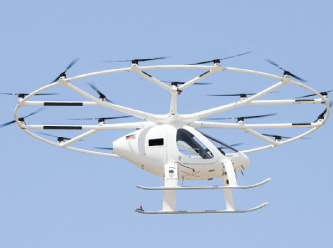 İnsansız uçan taksi Paris semalarında ilk turunu attı