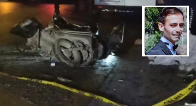 Motokuryelik yapan KHK’lı polis, trafik kazası sonucu vefat etti