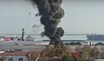 Samsun Limanı'nda patlama