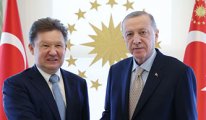 Erdoğan'dan sürpriz görüşme: Gazprom Başkanı ile biraya geldi