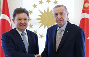 Erdoğan'dan sürpriz görüşme: Gazprom Başkanı ile biraya geldi