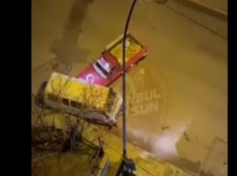 İstanbul Teksas'a döndü: Ortalık savaş alanı gibi...