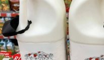 Markette süte bile alarm taktılar