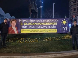 AKP'li belediye İYİ Parti'nin afişlerini toplattı