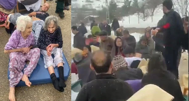 Malatya'da bakımevi önünde hayat mücadelesi: Hastalar soğuktan donmak üzere