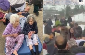 Malatya'da bakımevi önünde hayat mücadelesi: Hastalar soğuktan donmak üzere