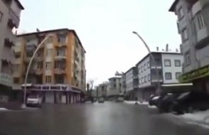 Elbistan'daki 7.6'lık deprem kamerada! Dehşet anı korku saçtı
