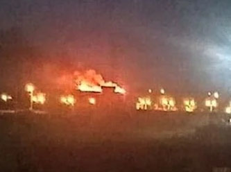 Mersin’de çıkan yangına müdahale edilemiyor