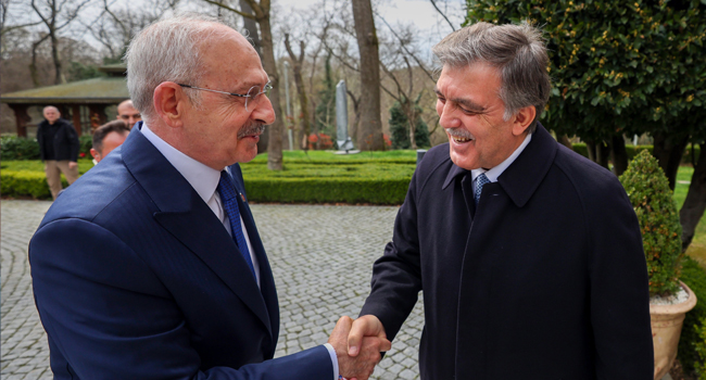Kılıçdaroğlu, Abdullah Gül ile görüştü