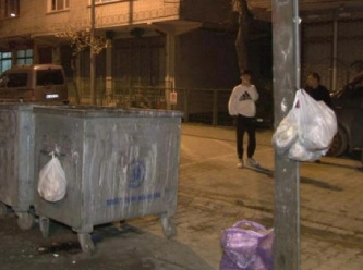 Çöp konteynırındaki poşetten çıkanlar kan dondurdu