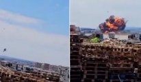 İspanya’da savaş uçağı yere çakıldı: Uçak alev topuna döndü