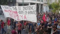 Yunanistan mülteciler için sokakta: 