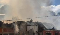 Erzurum’da bir evde başlayan yangın 12 evi kül etti