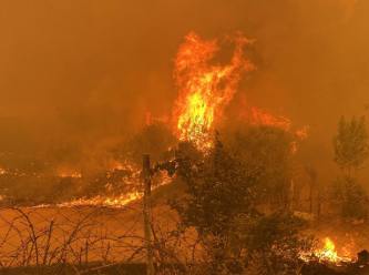 Çanakkale’de orman yangını: Köyler boşaltılıyor