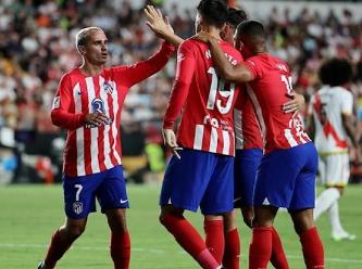 Atletico Madrid, Rayo Vallecano’yu 7-0’la devirdi