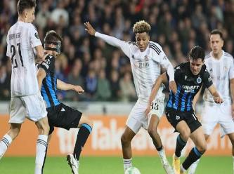 Beşiktaş Club Brugge deplasmanından puanla döndü