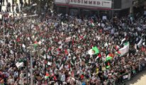 Filistin için yapılan gösterilerde ateşkes çağrısı yapıldı