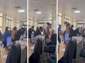 Hastane savaş alanına döndü