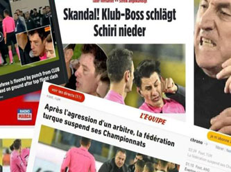 Hakeme yumruklu saldırı dünya basınında: 'Rezil, korkunç an'