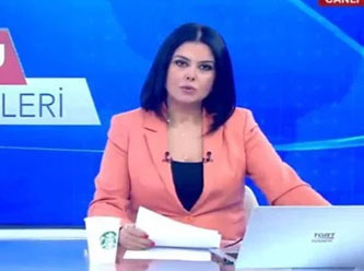 TGRT, yayına Starbucks bardağıyla çıkan spiker ve yönetmeni kovdu