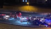 İstanbul'da korkunç kaza: Araçlar tanınmaz hale geldi
