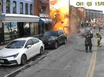 Washington'da doğalgaz patlaması