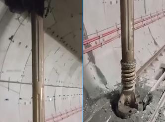 Sondaj makinesi rayları deldi: İstanbul Havalimanı metrosunda faciadan kıl payı dönüldü