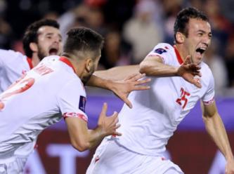 Tacikistan'dan Lübnan karşısında tarihi zafer