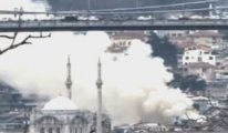 Ortaköy'de büyük yangın