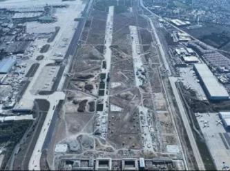 AKP afişinde Atatürk Havalimanı detayı...