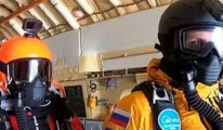 Rus astronotlar bunu da yaptı: -55 derecede Kutup atlayışı