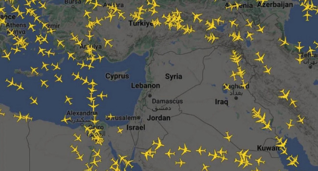İran-İsrail gerginliği hava trafiğini felç etti