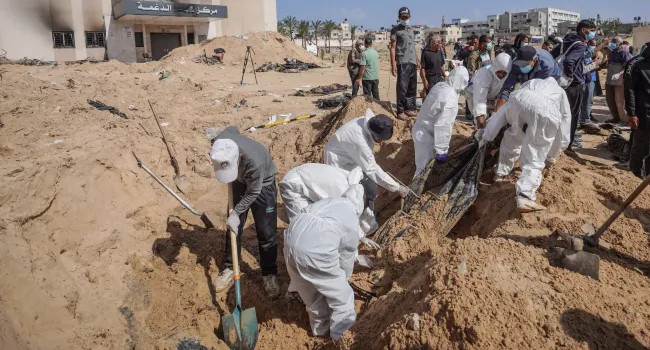 BM Yetkilisi: Gazze'deki toplu mezar beni dehşete düşürdü