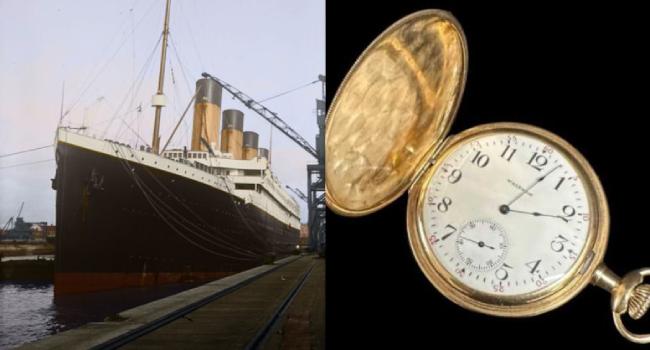 Titanik'in en zenginine aitti: Altın saat açık artırmada