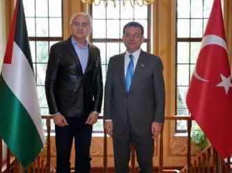 Ekrem İmamoğlu, Ramallah Belediye Başkanıyla görüştü