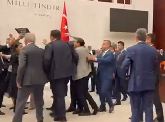 Meclis'te kayyım kavgası: Vekiller birbirine girdi