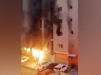 İşçilerin kaldığı binada yangın: Onlarca ölü ve yaralı var