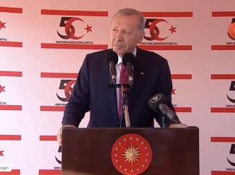 Erdoğan'dan Kuzey Kıbrıs'ta dikkat çeken açıklamalar