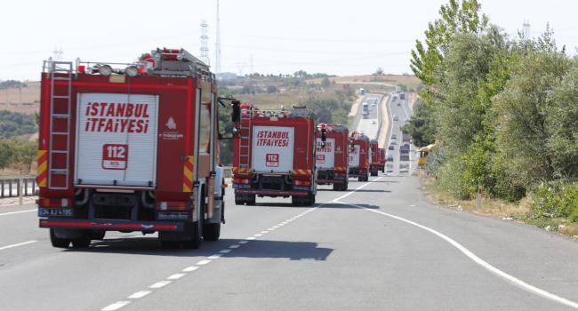 Üsküdar'da korkutan duman: İşçilerin kaldığı konteynerlerde yangın çıktı