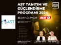 AST, Tanıtım ve Güçlendirme Programı için herkesi bugün ekran başına bekliyor