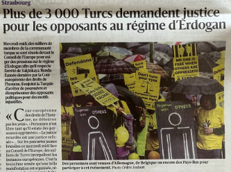 Strazburg’daki ‘Adalet Çığlığı’ Fransız basınında