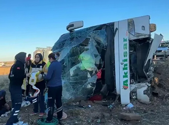 Aksaray'da otobüs devrildi: Çok sayıda ölü ve yaralı var