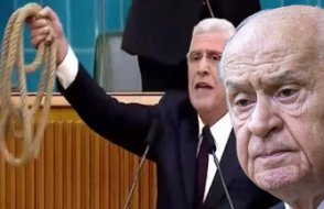 Dervişoğlu ip fırlattı, Bahçeli odasına asmak için istedi