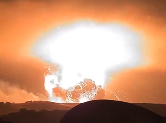 İsrail, Suriye'yi vurdu, cihazlar 3.0'lük deprem ölçtü