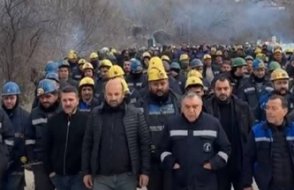 Çayırhan'da işçiler kendilerini madene kapattı