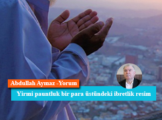 Yirmi pauntluk bir para üstündeki ibretlik resim