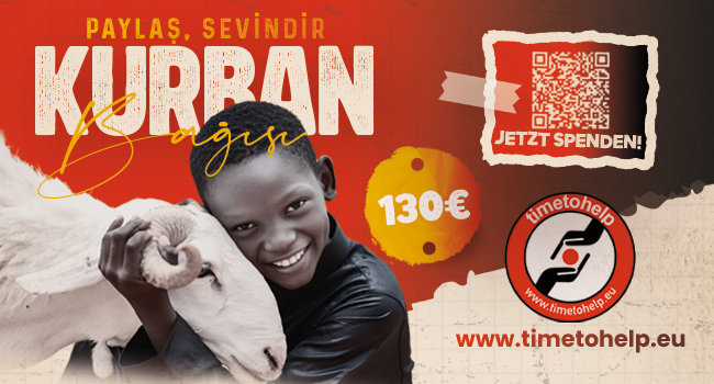 Time to Help'ten Vekaletle Kurban Kesim Kampanyası