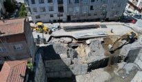 Sarıyer'den sonra şimdi de Gaziosmanpaşa! Yol çöktü, ortalık savaş alanına döndü
